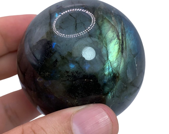 270g Beautiful Blue Labradorite Ball, Labradorite Sphere, Blue Labradorite Sphere, Labradorite Crystal Sphere, Labradorite Healing Crystal