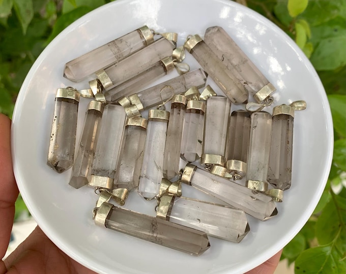 Smoky Quartz, Smoky Quartz Pendants, Smoky Quartz Pendant, Smoky Quartz Silver Pendant, Smoky Quartz Crystal Pendants, Quartz Pendants