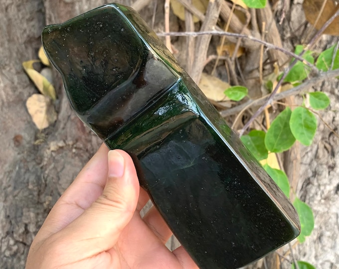 1040g Nephrite Jade, Nephrite Jade Free Form, Green Nephrite Jade, Jade Stone, Nephrite Jade Stone, Jade Free Freeform, Nephrite Jade, Jade