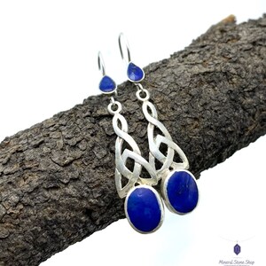 Great Quality Blue Color Lapis Lazuli Earrings, Lapis Stone, Lapis Earrings, Healing Stone, Lapis Earrings Stone