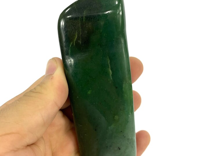Top Quality Green Nephrite Jade, Nephrite Jade Free Form, Nephrite Jade, Jade, Nephrite Jade Stone, Jade Free Freeform, Nephrite, Jade, 270g