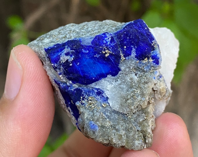 106 Grams Lapis Lazurite Specimen, Lapis Lazurite On Matrix, Lapis Lazurite Stone Specimen, Lapis Lazurite, Lapis Lazuli Specimen, Lapis