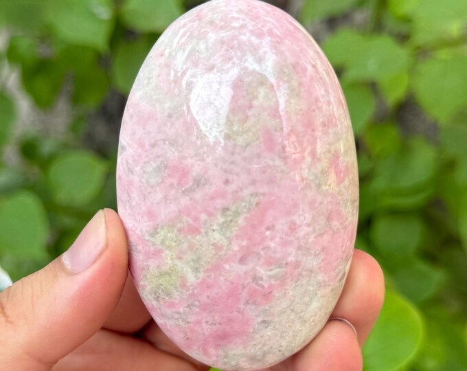 149g Beautiful Rhodochrosite Palm Stone, Rhodochrosite Palm Stone, Red Rhodochrosite, Red Rhodochrosite Palm Stone, Rhodochrosite Palmstone