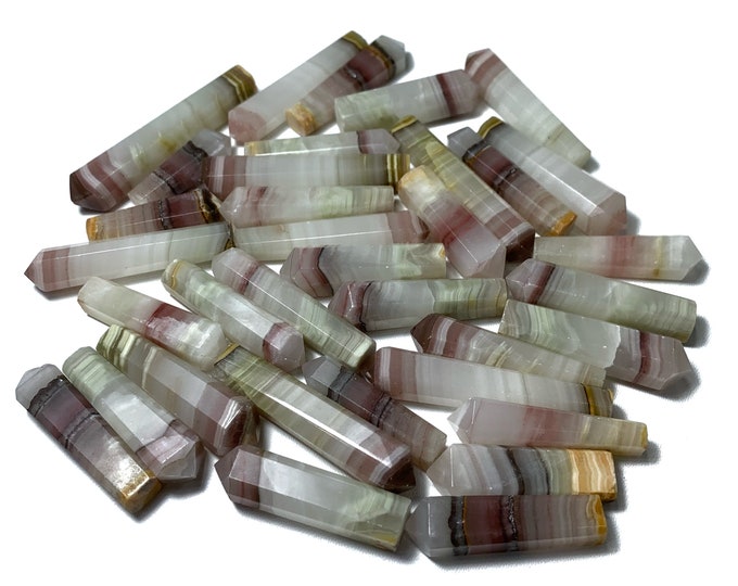 Best Quality Pink Banded Onyx Crystals, Pink Onyx, Pink Banded Crystals, Pink Onyx Crystals, Pink Onyx Pendants, Pink Banded Onyx Stone