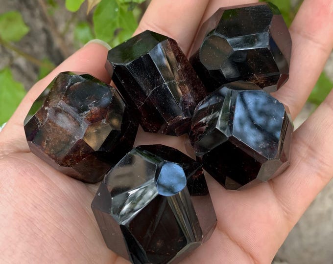 5 Pcs Best Quality Red Almandine Faceted Garnet, Faceted Almandine Garnet, Almandine Faceted Garnet, Polished Almandine Garnet, Garnet Stone