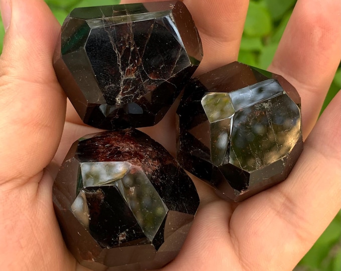3 Pcs Beautiful Quality Red Almandine Faceted Garnet, Faceted Almandine Garnet, Almandine Faceted Garnet, Polished Almandine Garnet, Garnet