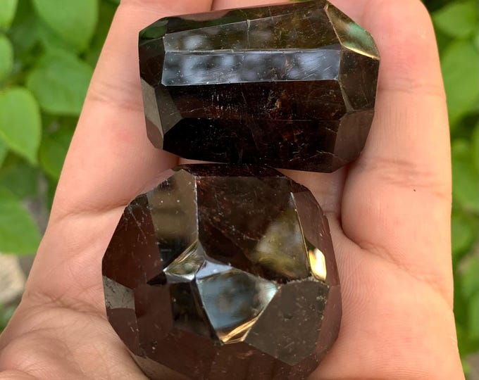 2 Pcs Beautiful Quality Red Almandine Faceted Garnet, Faceted Almandine Garnet, Almandine Faceted Garnet, Polished Almandine Garnet, Garnet