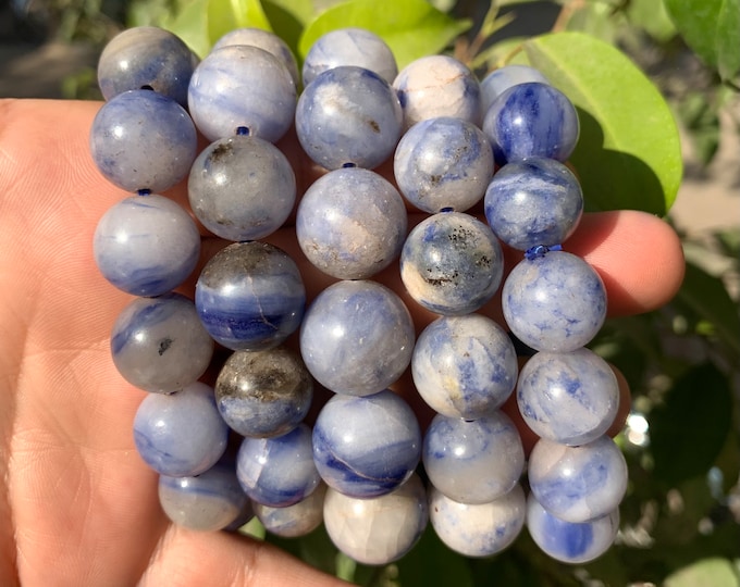 Blue Afghanite Beads Bracelets, Afghanite Bracelets, Afghanite Bracelet, Afghanite Stone Bracelets, Afghanite ,Blue Afghanite Bracelets