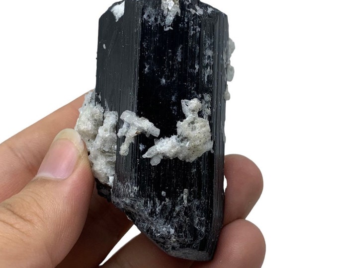 148 Grams Black Tourmaline , Black Tourmaline Crystal, Tourmaline Crystal Specimen, Black Tourmaline Specimen, Tourmaline Crystal, Crystals