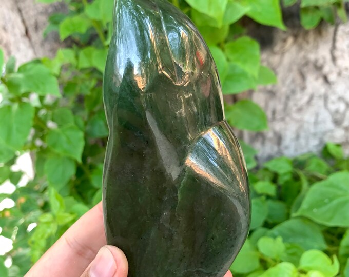 440g Top Quality Natural Green Nephrite Jade Free Form, Nephrite Jade, Nephrite Jade Free Form, Nephrite Free Form, Jade Free Form, Nephrite
