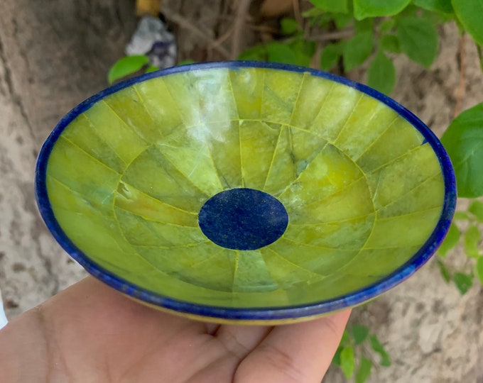 225g Beautiful Shah Maqsood Jade Bowl, Shah Maqsood Bowl, Jade Bowl, Shah Maqsood Stone Bowl, Yellow Shah Maqsood Bowl, Bowl, Stone Bowl