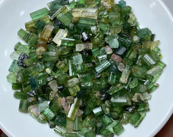 425 Ct's Natural Beautiful Mix Color Tourmaline Crystals, Tourmaline Crystals, Natural Tourmaline Crystals, Tourmaline Stone Crystals