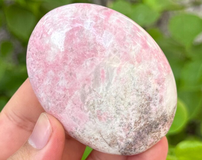 127g Beautiful Rhodochrosite Palm Stone, Rhodochrosite Palm Stone, Red Rhodochrosite, Red Rhodochrosite Palm Stone, Rhodochrosite Palmstone