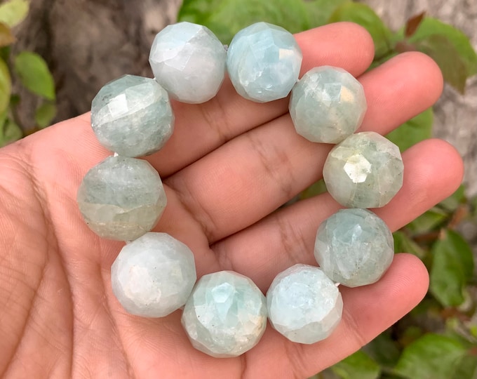 92g Large Best Quality Blue Aquamarine Bracelet, Natural Aquamarine Bracelet, Natural Aquamarine Bracelet, Aquamarine Bracelet, Aquamarine