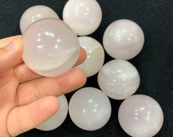 Top Quality UV-Reactive Pink Color Mangano Calcite Ball, Pink Calcite Sphere, Calcite Ball, Calcite Sphere, Pink Calcite Ball, Pink Calcite