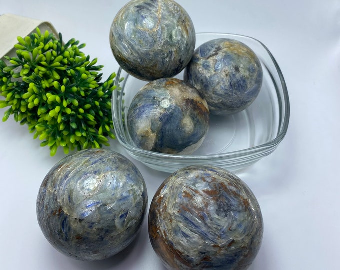 Blue Kyanite Spheres, Kyanite Spheres, Blue Kyanite, Kyanite Stone Balls, Blue Kyanite Balls, Kyanite Gemstone, Kyanite Spheres, Kyanite