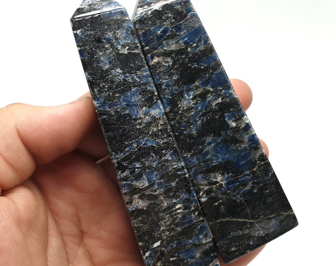 Super Quality Blue Color Apatite Towers ,Obelisks, Blue Apatite, Apatite Obelisks, Apatite Towers, Apatite Stone 410 Grams