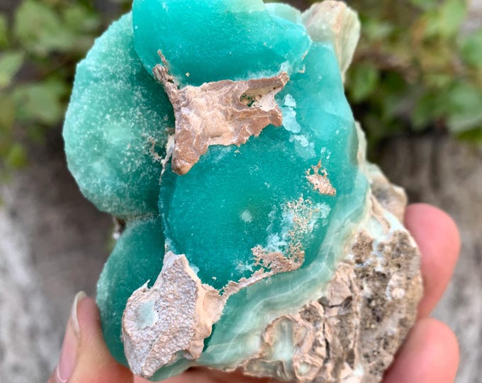 315g Beautiful Blue Aragonite Specimen, Aragonite Stone, Aragonite Specimen, Aragonite Blue Specimen, Specimen, Blue Aragonite Specimen