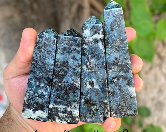 Super Quality Blue Color Apatite Towers ,Obelisks, Blue Apatite, Apatite Obelisks, Apatite Towers, Apatite Stone