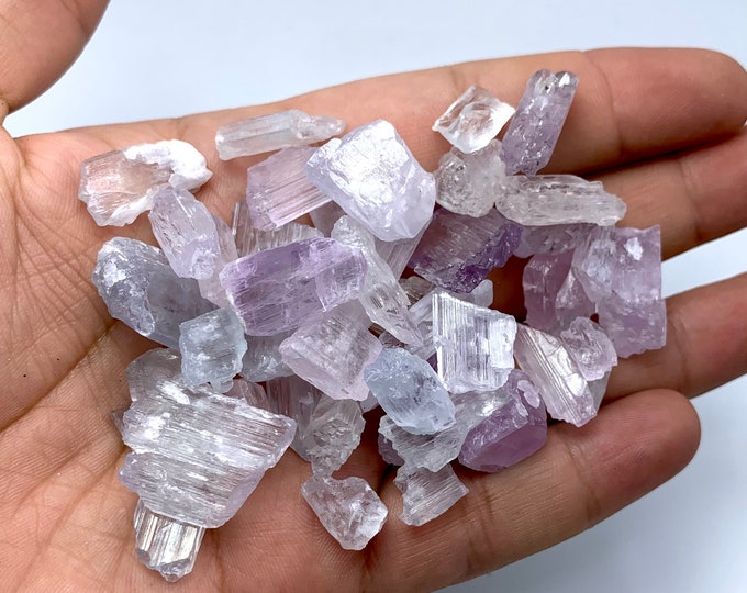 100g Natural Pink Kunzite Crystals, Kunzite Crystals, Pink Kunzite Crystals, Kunzite Stone Crystals, Pink Kunzite, Natural Kunzite, Kunzite