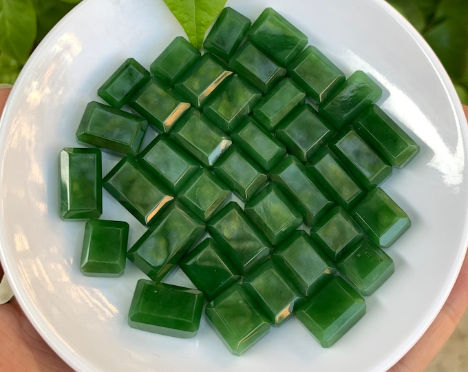Green Nephrite Jade Cabochons, Nephrite Jade Cut Cabochons, Nephrite Jade, Jade Cabochons, Nephrite Cabochons, Nephrite Green Cabochons