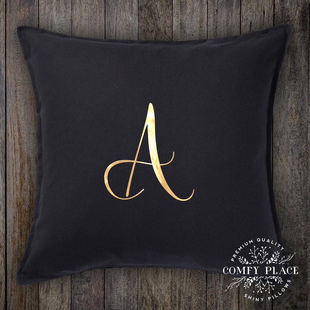 Personalised Letter Cushion Cover House Warming Gift New Etsy