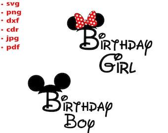 Download Disney birthday svg | Etsy