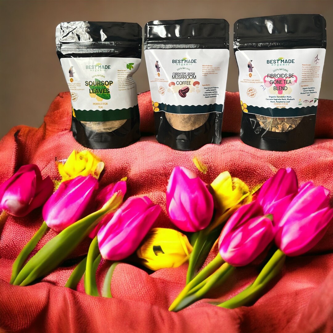 Soursop Leaves Mushroom Coffee Fibroid Tea Blend 2oz. Bags - Etsy