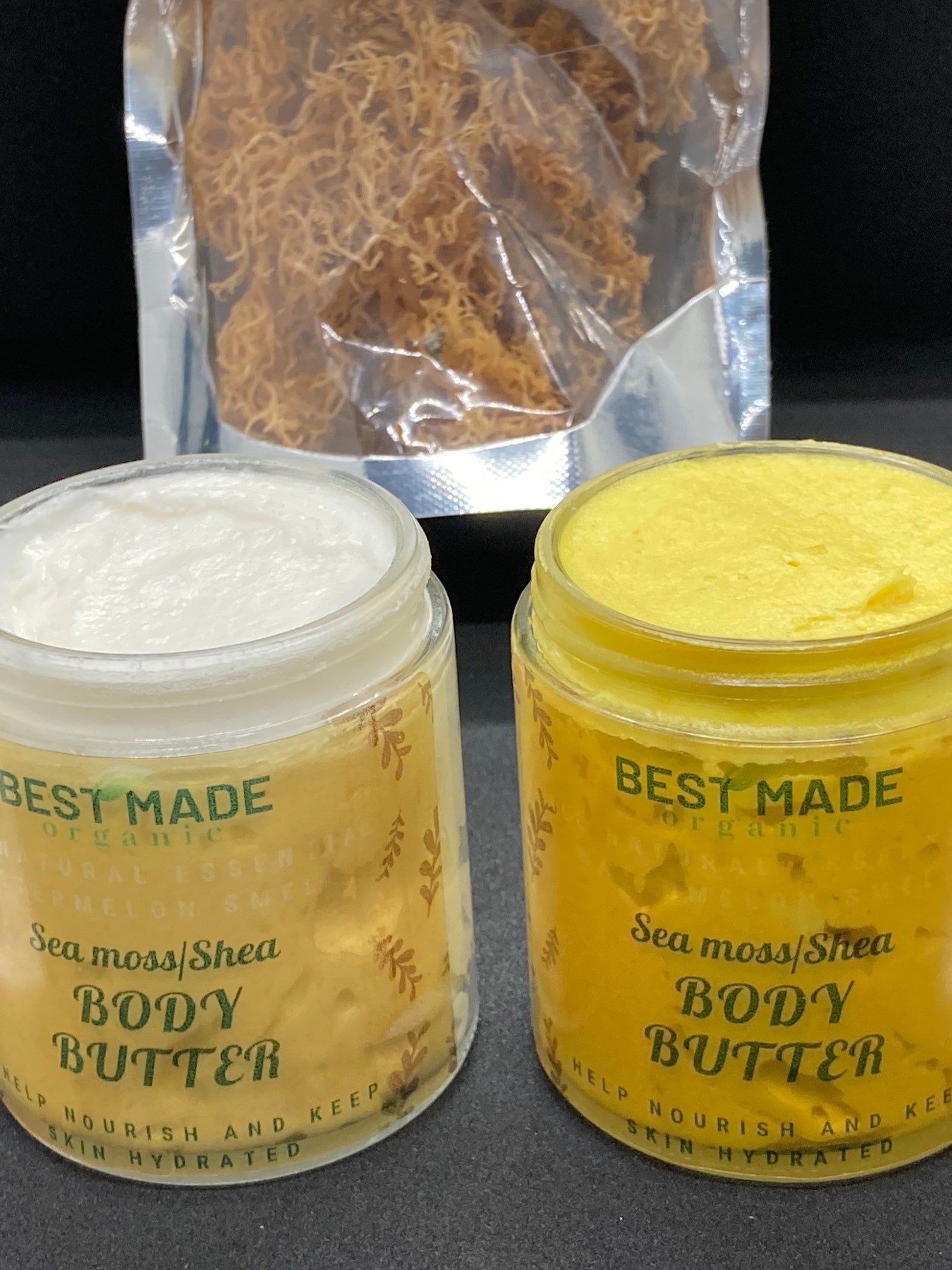 Sea Moss and Turmeric Soap 3.5 Oz. With 4 Oz. Shea Butter Etsy