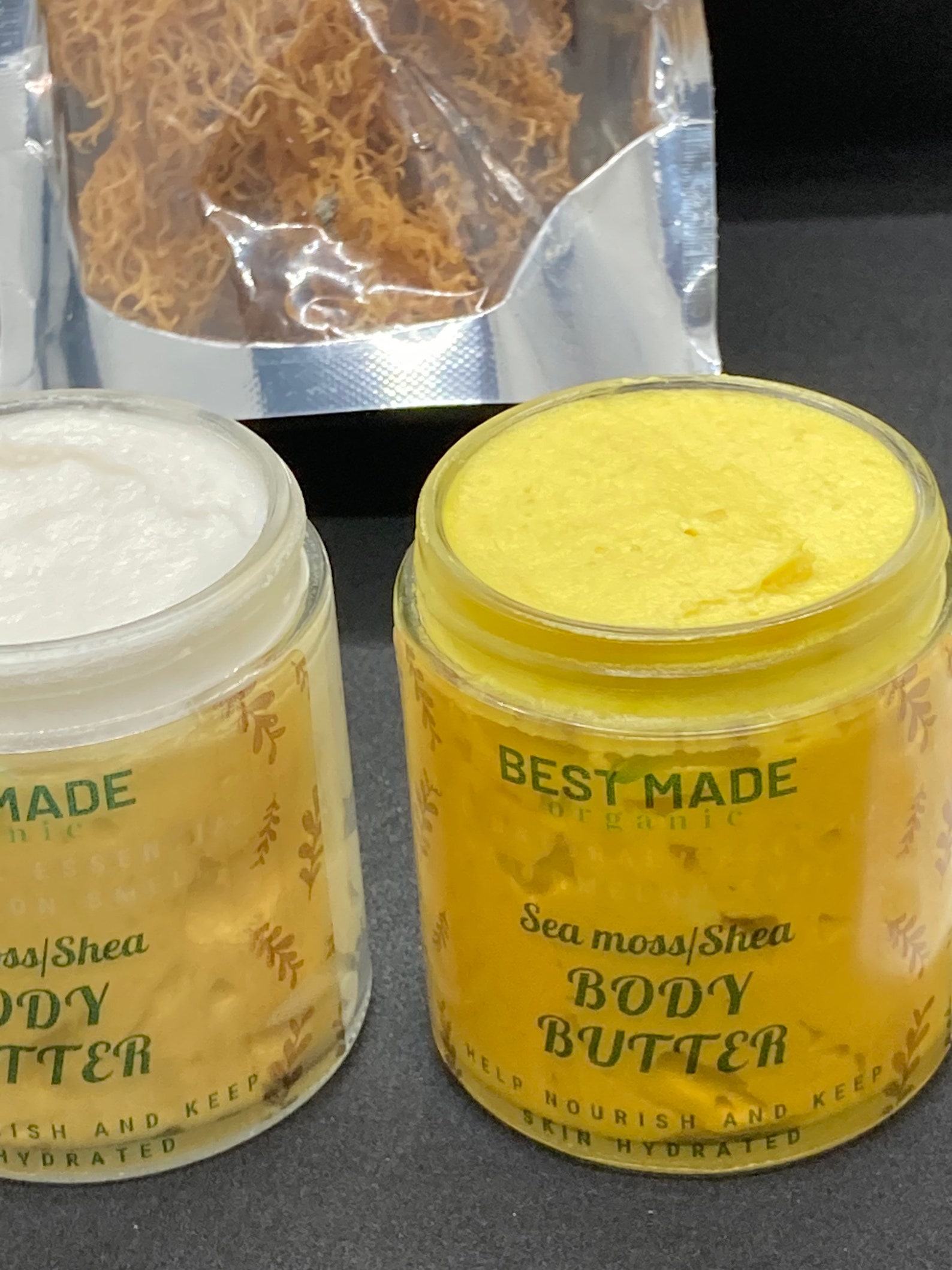 Sea Moss And Turmeric Soap 3.5 oz. with 4 oz. Shea butter Etsy