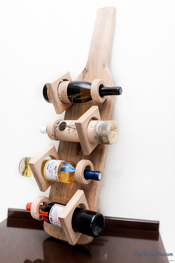 Casier A Vin Porte Bouteille Support A Vin En Bois Mural Etsy
