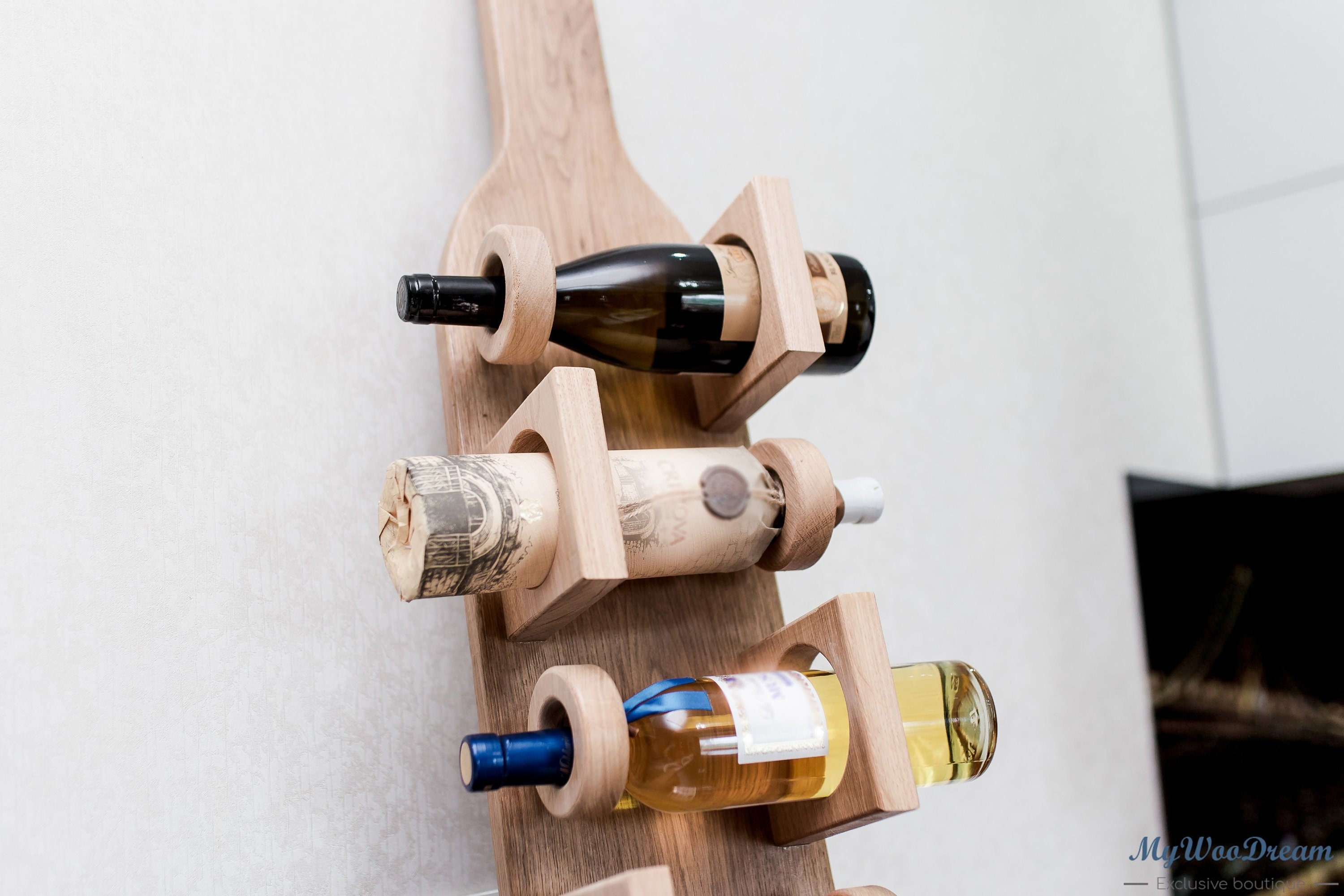 Casier A Vin Porte Bouteille Support A Vin En Bois Mural Etsy