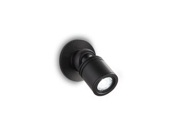 Display Case Light - 1W LED Mini Spotlight for Cabinets, Sleek Black Display Case Lighting - Jewellery & Curio Showcase
