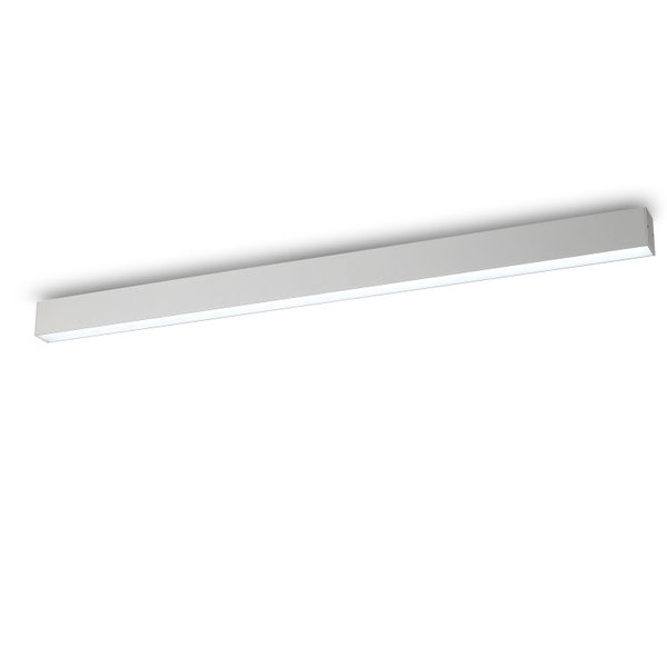 Linear Light - Sleek 20 Watt White LED Ceiling Light, 1200mm Surface Mount, Elegant Home Decor Lighting