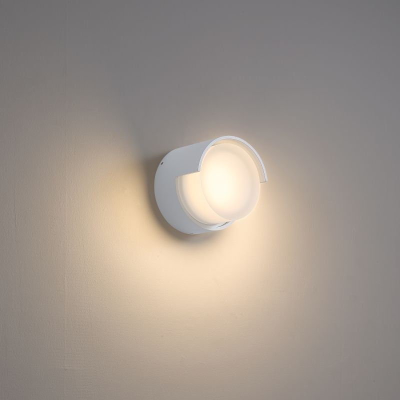 4 Watt Round White Led Outside Wall Light Modern Outdoor Canada 4 Watt Round White Led Outside Wall, Exterior Led Light Fixtures Canada