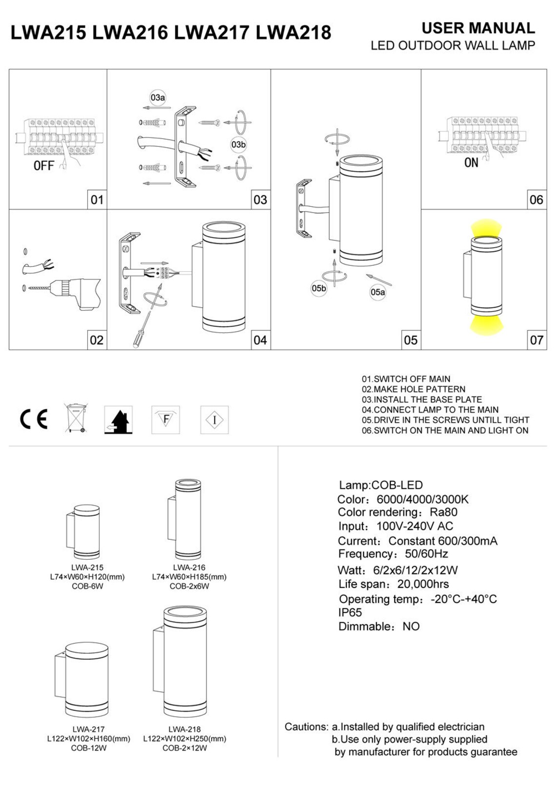 Outdoor Wall Light, LED Exterior Lighting, Black Outdoor Wall Sconce, Porch Light Etsy