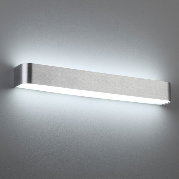 Interior Wall Light - 20W Brushed Aluminium LED, Up and Down Wall Washer Light, Modern Indoor Lighting Fixture