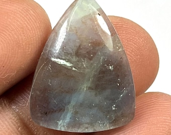 Natural Blue/Green FLUORITE Oval/Pear CABOCHON Gemstone For Jewelry MINERAL Fluorite Stone