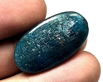 Blue APATITE  Pear/Oval/Coffin Cabochon Loose Gemstone