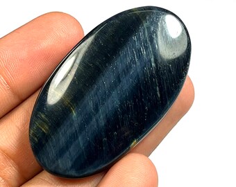 Natural Strong Fire BLUE TIGER EYE/Hawk's Eye Oval/Cushion/Pear/Fancy Cabochon Loose Gemstone For Jewelry