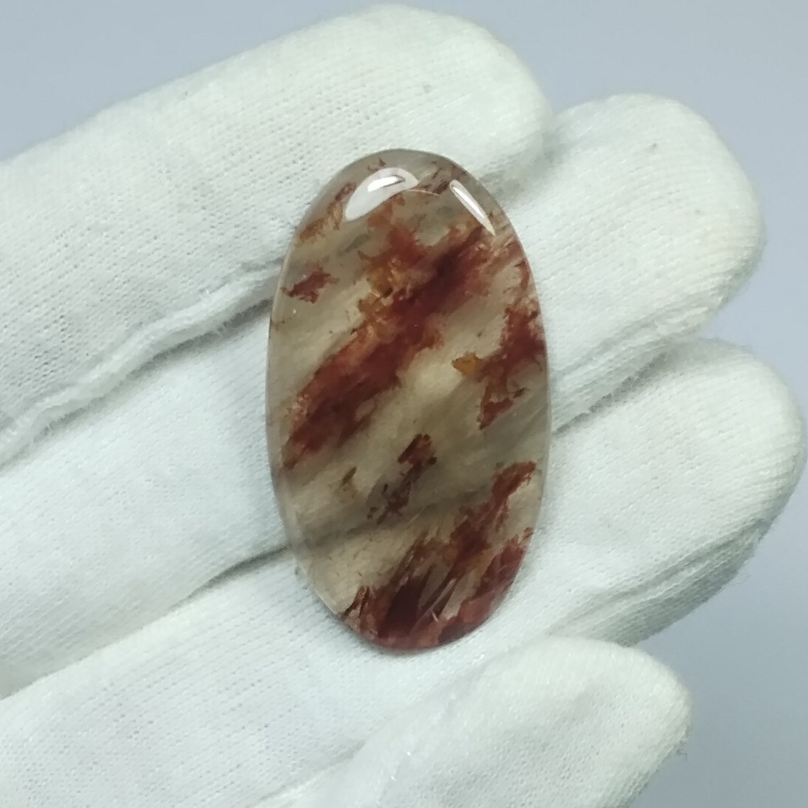 Natürliche AMBER QUARTZ OVAL/Pear Cabochon lose Edelstein für Etsy