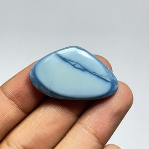 Natural PERUVIAN BLUE OPAL/Owyhee Blue Opal Pear Cabochon Loose Stone For Jewelry/Blue Opal Gemstone/Pendant Stone/Wholesale Cabochon