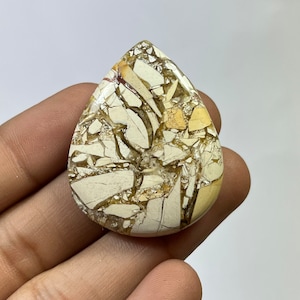 Natural BRECCIATED MOOKAITE JASPER Oval/Pear Shape Cabochon/Mookaite Jasper/Jasper Cabochon