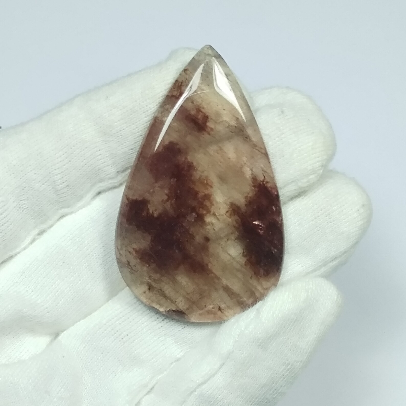 Natürliche AMBER QUARTZ OVAL/Pear Cabochon lose Edelstein für Etsy