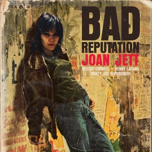 Joan Jett "Bad Reputation" Juvenile Delinquent Novel Mashup Art Print