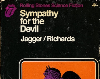 Rolling Stones Sympathie für den Teufel Pinguin Science Fiction Roman Mashup Print