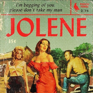 Dolly Parton "Jolene" Pulp Novel Mashup Art Print