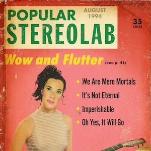 Stereolab &quot;Wow and Flutter&quot; Popular Electronics Magazine Mashup Art Print