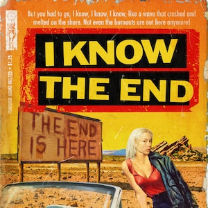 Phoebe Bridgers "I Know the End" 1960s pulp novel mashup art print