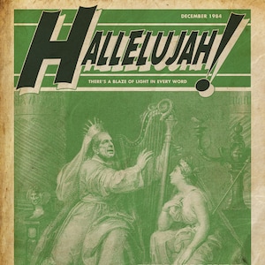 レナード・コーエン「ハレルヤ」目ざめよ / ものみの塔誌マッシュアップアートプリント